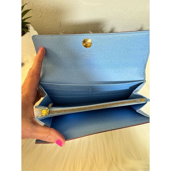 Authentic Louis Vuitton White Murakami Sarah Wallet with Box and Dust Bag - Picture 4 of 6